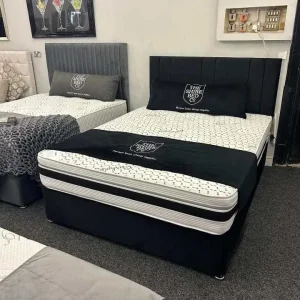Divan Double Bed with Mattress and Drawers