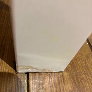 White TV stand - Image 6