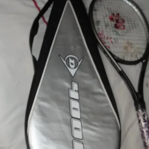 Dunlop Tennis Racket with Cover and New Grip