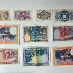 1920s–70s Spain Pesetas Banknotes Collection - Image 2