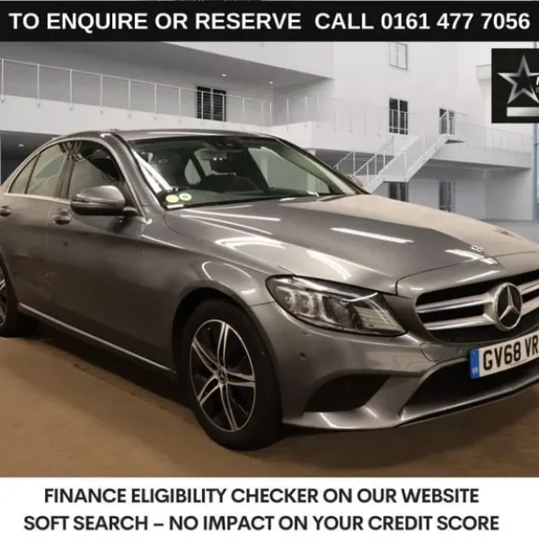2019 Mercedes-Benz C-Class 1.5 C200 MHEV EQ Boost Sport (Premium) Saloon 4dr Petrol G-Tronic+ Eur...