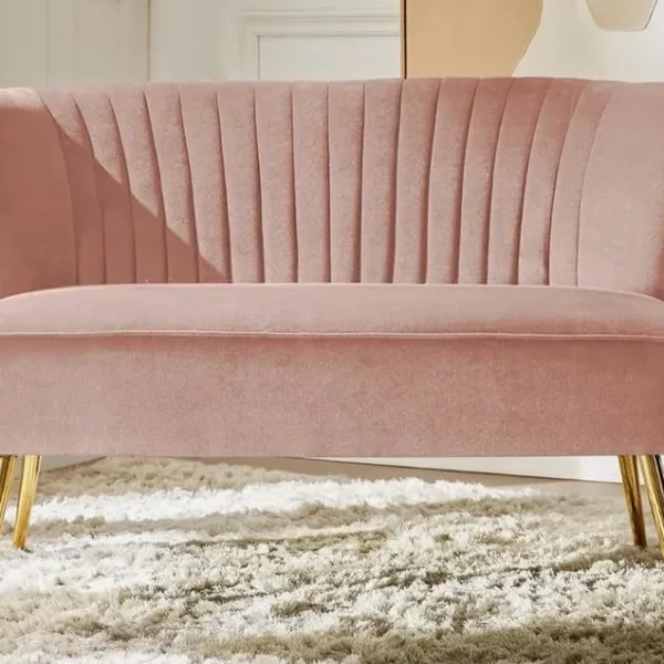 Pink Dunelm 2 seater Sofa