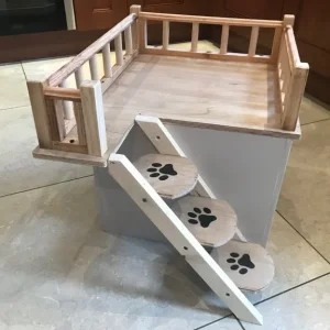 Two Indoor Luxury Hutches for Rabbit, Cat, or Small Dog - Image 6