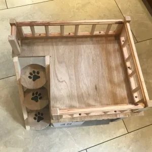 Two Indoor Luxury Hutches for Rabbit, Cat, or Small Dog - Image 8