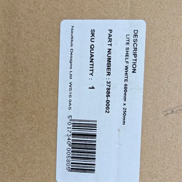 Screwfix White twin shelves