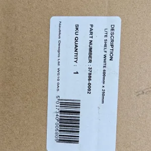 Screwfix White twin shelves