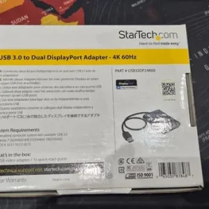 USB 3.0 to Dual DisplayPort Adapter – 4K 60Hz - Image 2