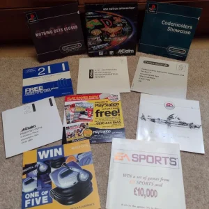 SONY PS1 CATALOGUES AND LEAFLETS