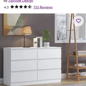 Wayfair Carlton 6 Drawer Double Dresser