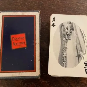 Vintage Canadian National Railways Playing Cards 1927 - Image 3