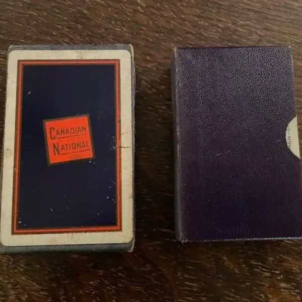 Vintage Canadian National Railways Playing Cards 1927