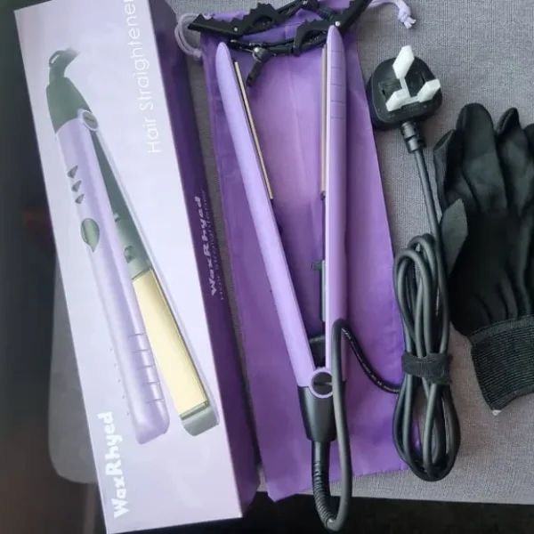 WaxRhyed Hair Straighteners Brand new never opened - purple