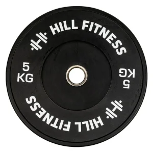 Hill Icon Black Bumper Plates 100kg Set - Image 3