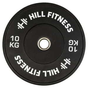 Hill Icon Black Bumper Plates 100kg Set - Image 4