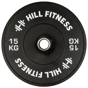 Hill Icon Black Bumper Plates 100kg Set - Image 5