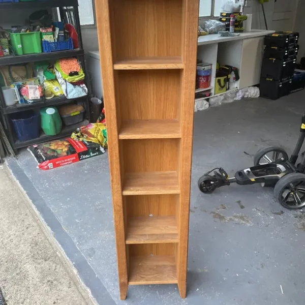 Solid Oak Shelf Unit
