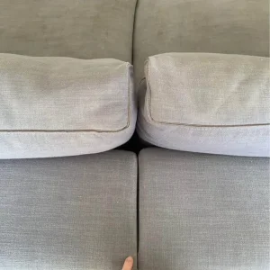 Large light gray chaise sofa - Image 3