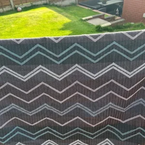 Cotton bedding with zigzag pattern - Image 4