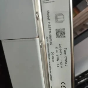 LIKE NEW WHITE HISENSE 60CM WIDE WIFI ENABLED SMART FULL SIZE DISHWASHER - Image 4