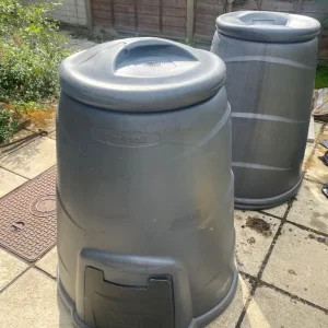 Compost bin 330 litre black