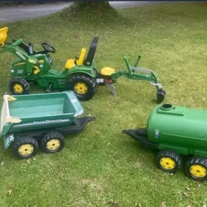 Rolly - John Deere Pedal Tractor with Digger Arm - Image 3