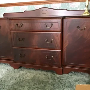 Sideboard with two cupboards and three drawers - Image 5
