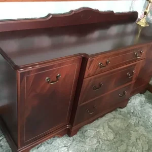 Sideboard with two cupboards and three drawers