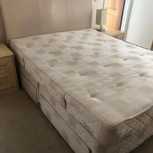 Queen size divan bed and mattress - Image 2