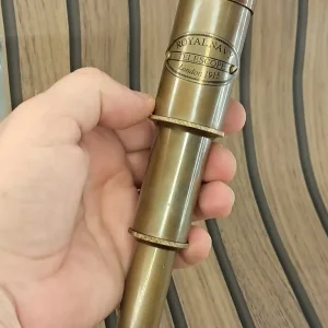 Vintage brass telescope, Royal Navy model 1915 - Image 2