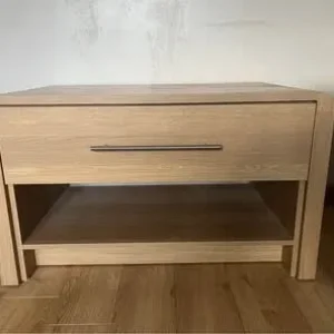 Hygena Oak effect side unit/coffee table