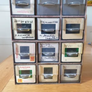 Perspex storage unit for 35 mm slides