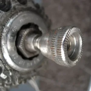 Campagnolo Mirage 10 Speed Rear Wheel – Polished Alloy, Double Walled, Eyeletted - Image 3