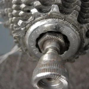 Campagnolo Mirage 10 Speed Rear Wheel – Polished Alloy, Double Walled, Eyeletted - Image 4