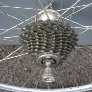 Campagnolo Mirage 10 Speed Rear Wheel – Polished Alloy, Double Walled, Eyeletted - Image 8