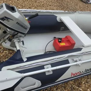 Honwave T27 Airdeck with Honda 4 Stroke 5HP Outboard - Image 2