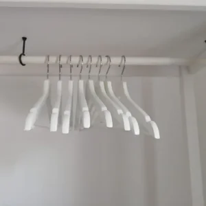 IKEA Bumerang white wooden clothes hangers (pack of 8) - Image 3