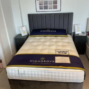 Double Divan Bed with Mattress and Drawers