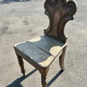 Antique Carved Wooden Side Chair