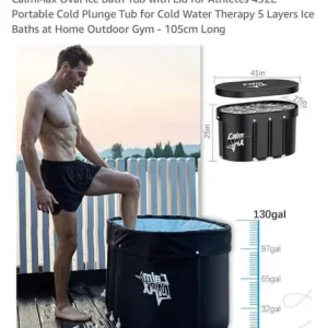 CalmMax oval ice bath - Image 3