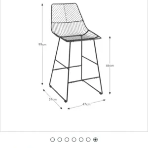 2 x bar / kitchen stools - Image 5