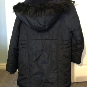 Girls Blue Winter Coat - Image 3