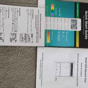 Charlton & Jenrick Inset Electric Fire (Remote control) - Image 2