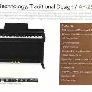 Casio Celviano AP-250 digital piano - Image 3
