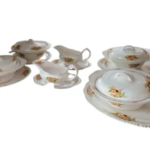 Various antique tea sets
