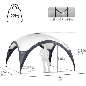 Metal pole dome gazebo - Image 5