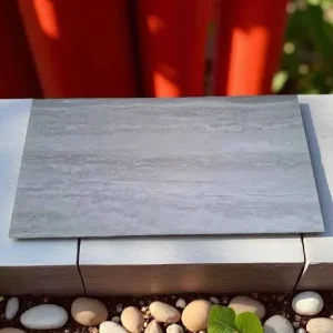210 grey porcelain tiles 60x30cm stone effect