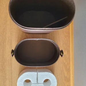 Genuine Harrods Brown Leather Bottle Holder for 2 Bottles - Image 4