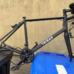 Triban RC120 road bike frame (no wheels)