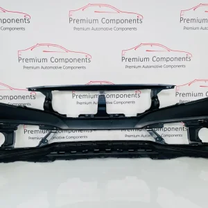 Honda Civic Front Bumper Genuine Blue Saloon Coupe 2019-2020 - Image 4