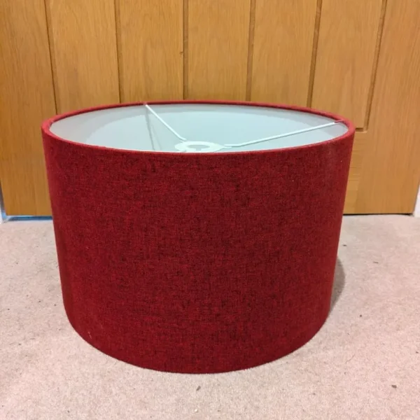 red lampshade